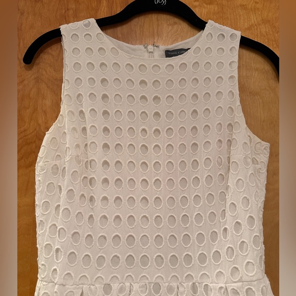 Vince Camuto White Eyelet Dress - Picture 3 of 5